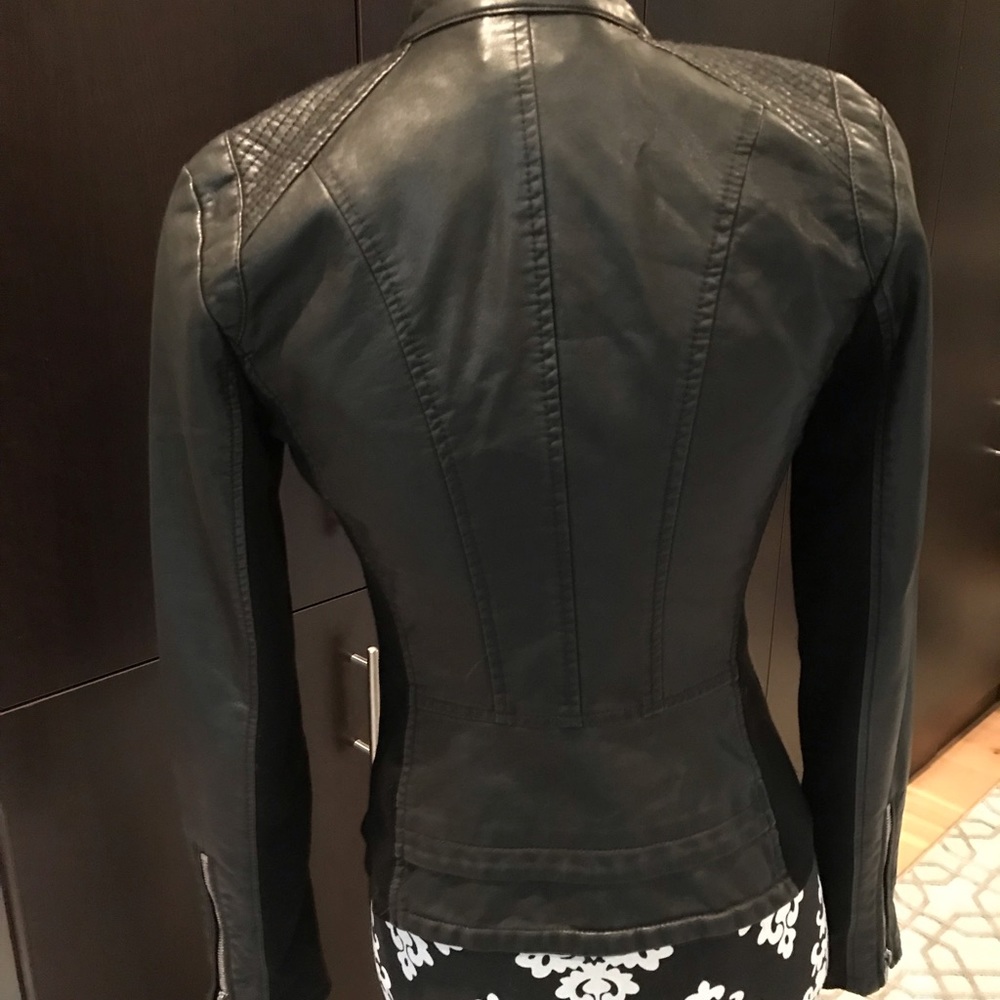 Faux leather jacket - Picture 2 of 4
